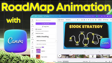 How I Create a Roadmap Animation in Canva in just 10 MINUTES!