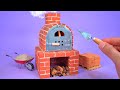 Amazing Mini Oven built with Mini Bricks and Building Materials