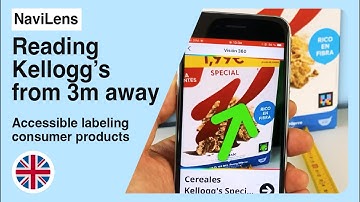 Reading Kellogg’s cereal codes at a distance of 3 metres: Accessible  labeling on consumer products.