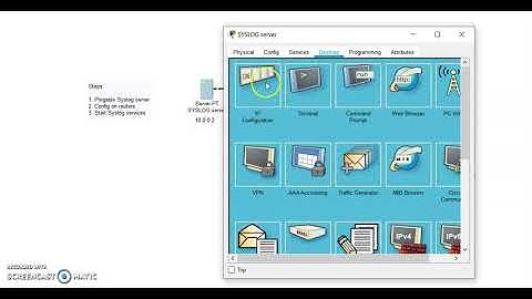 Syslog server | Cisco packet tracer