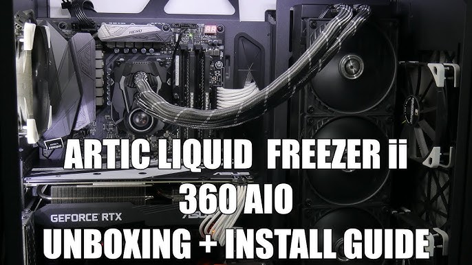 Arctic Liquid Freezer II 360 A-RGB Unboxing 
