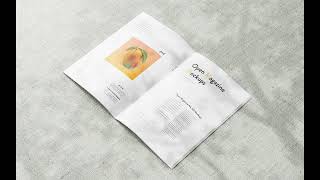 Animated Open Magazine Mockup