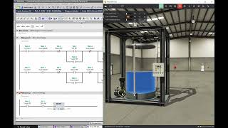 PLC Tank Control Tutorial | Siemens TIA Portal with Factory I/O (Auto Mode)