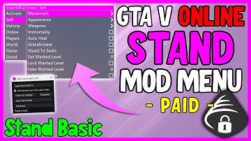 Stand Basic Mod Menu | PAID GTA V Mod Menu | Unique Options | Cool UI | Easy to follow tutorial!
