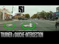 Comment tourner  gauche  une intersection