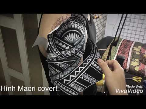 Hình xăm Maori cover bắp tay | by Trungtattoo1349 | Quận 1 | 0363415045