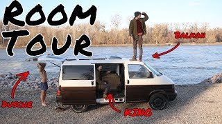 ROOMTOUR VW Bus: Dieser Bus hat mehr Funktionen als dein Haus. | Selbstausbau Wohnmobil T4 Campervan ROOMTOUR VW Bus: Dieser Bus hat mehr Funktionen als dein Haus. | Selbstausbau Wohnmobil T4 Campervan