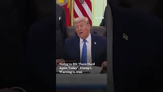 'Going to Hit Iran Hard Again Today': Trump's Warning to Tehran | Firstpost News | N18G
