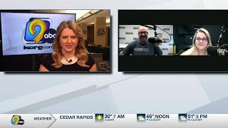 KHAK joins KCRG to talk about the Hawkeyes' Sweet 16 matchup