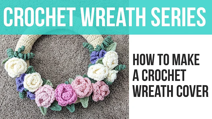 Beautiful Crochet Spring Wreath Cover Tutorial