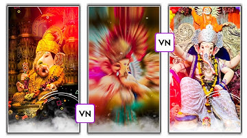 Ganesh Pooja WhatsApp Dj Status Video Editing Vnapp | Se Ganesh Pooja Status Editing Tutorial |