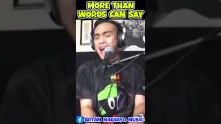 More Than Words Can Say  Alias  bryanmagsayocover alias shorts