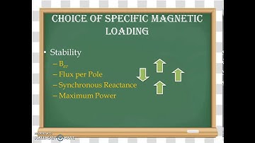 Factors affecting the choice of specific magnetic & electric loading |Design of Synchronous Machine|