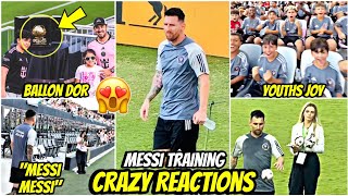 🔥Unbelievable: MESSI Draws Massive Crowd at Inter Miami Training! Fans Dreams Come True