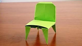 Оригами Стул из бумаги / Как сделать мебель для кукол своими руками | Origami Chair Оригами Стул из бумаги / Как сделать мебель для кукол своими руками | Origami Chair