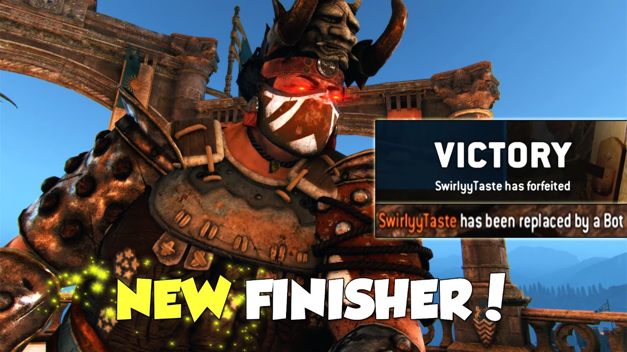 NEW SHUGOKI FINISHER Where Is SIT ON FACE EXECUTION | For Honor Hero Fest