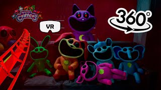 VR 360° Smiling Critters Horror Roller Coaster in VR 360 Video 8К