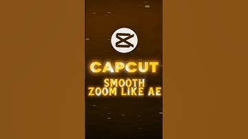 Capcut smooth zoom tutorial | this is new | zoom like after effects #capcut #edit #tutorial #shorts