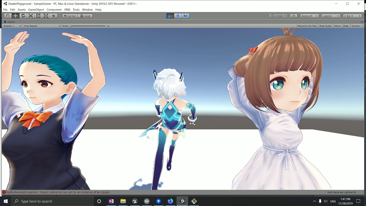 Unity - Anime Facial Animation Test, Importing Vroid Studio Anime  Characters via a Plugin - YouTube