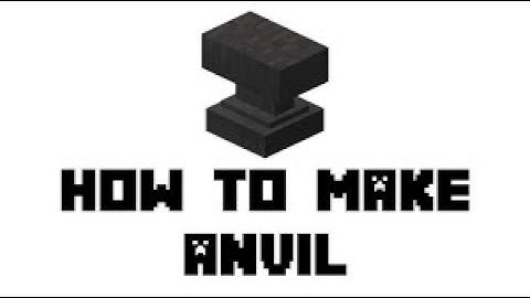How to craft Anvil in minecraft [1.16.5]