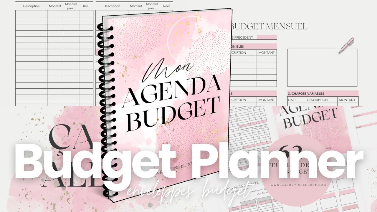  Agenda Budget - Je gère mon budget avec des enveloppes