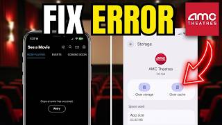 Fix AMC Theatres An Error has occurred