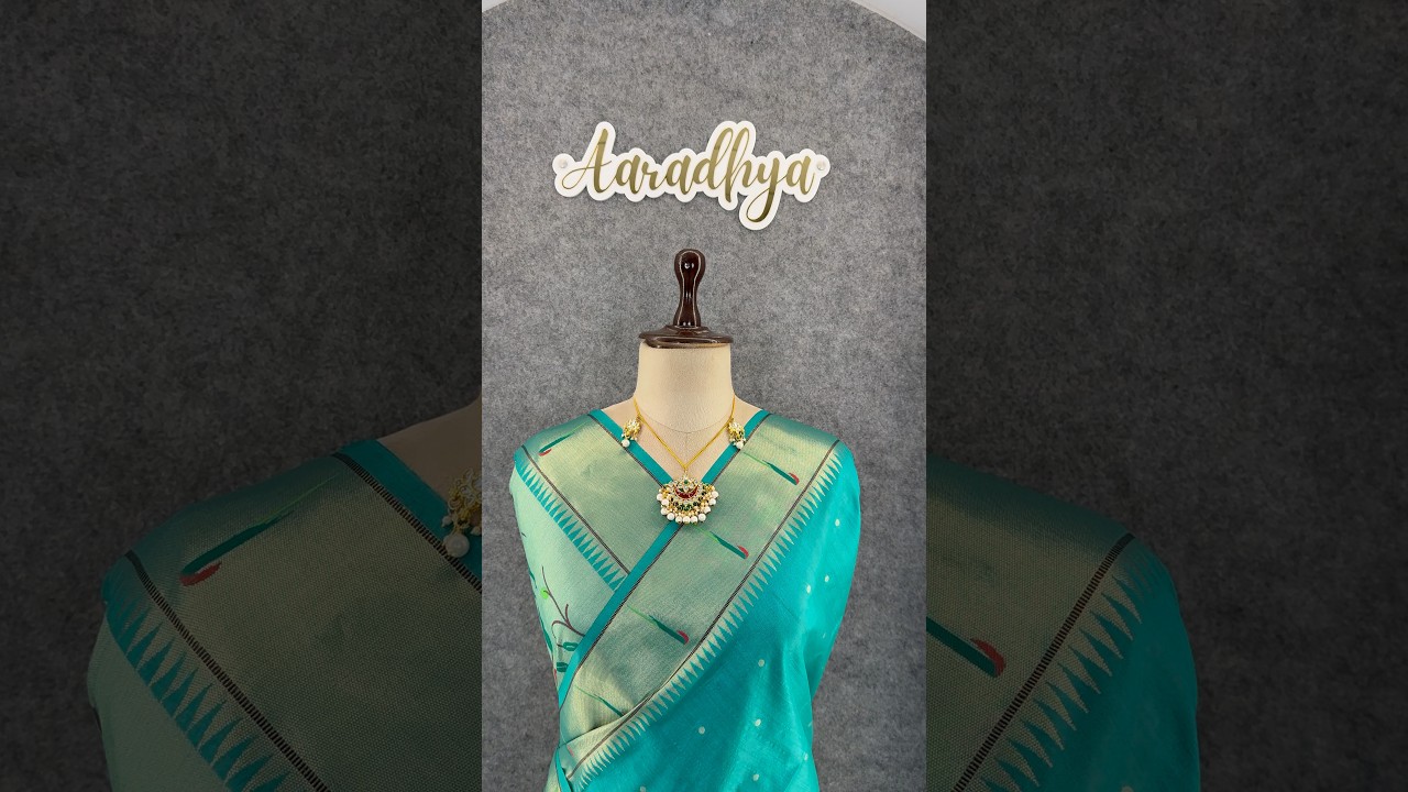 Soft Khadi Raw Silk Rich Paithani Saree