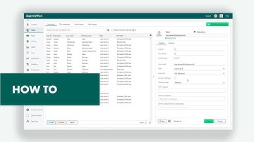 How to add a new user in SuperOffice CRM