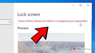 Some of these settings are hidden or managed by your organization Fix screenshot 4