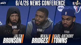 Jalen Brunson, Mikal Bridges, Karl-Anthony Towns talk Knicks' mindset before Game 2 of NBA Finals screenshot 2