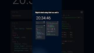 Create Digital Clock Using Html, CSS and JavaScript🔥🔥🔥 | The India Coder