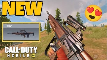 *New* EM2 Assault Rifle in cod mobile 🔥 EM2 Assault Rifle gameplay battle royale codm