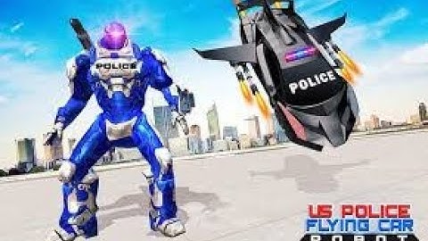 Flying Police Eagle Bike Robot Hero: Robot Games Android -Gameplay Full FHD 2020
