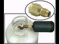 How to refill a one pound propane bottle