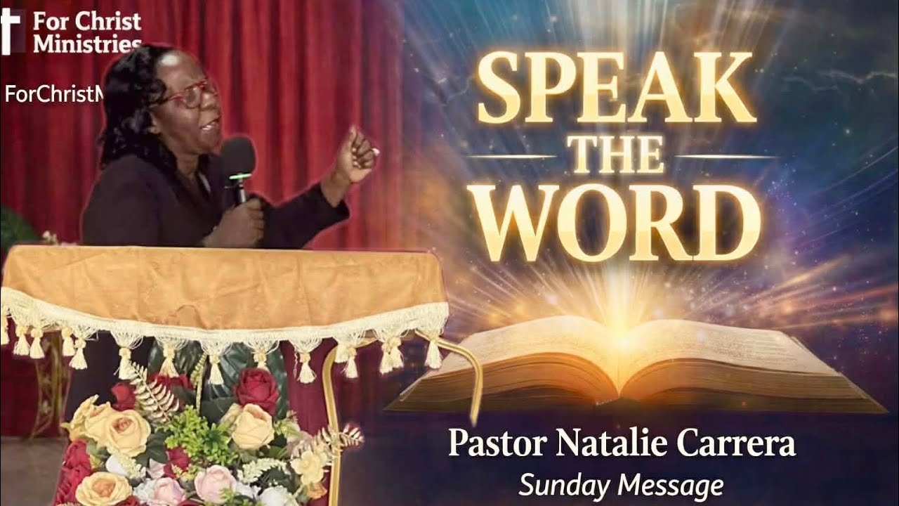 SPEAK THE WORD | Pastor Natalie Carrera | Communion Sunday at For Christ Ministries