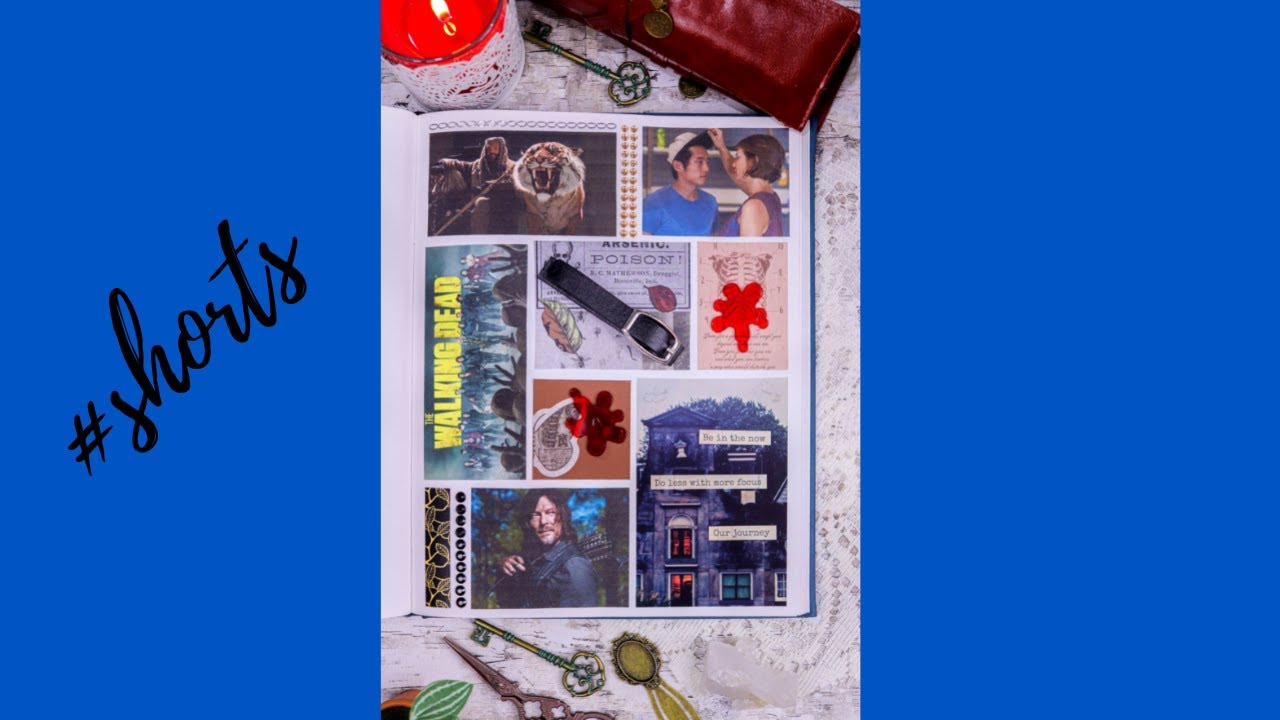 The Walking Dead Art Journal ASMR | No Talking, No Music 