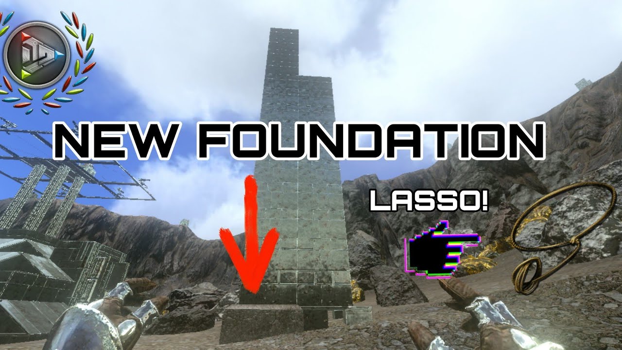 HOW TO CRAFT THE NEW GEOPOLYMER FOUNDATION AND LASSO! (ARK MOBILE