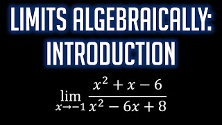 Limits Algebraically: An Introduction