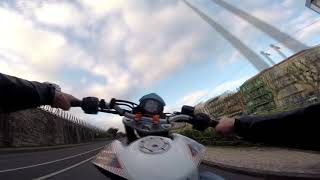 WHAT HAPPENS WHEN A 3RD GEAR WHELLIE SLIPS / KTM DUKE 390