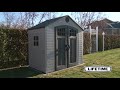 Lifetime 8x5 Ft Outdoor Storage Shed Kit with Window 60113 - KitSuperStore.com Lifetime 8x5 Ft Outdoor Storage Shed Kit with Window 60113 - KitSuperStore.com