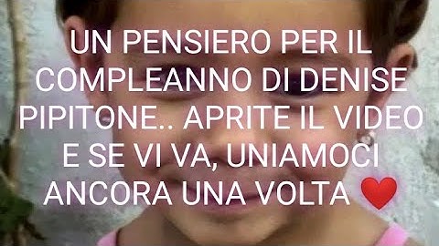 DENISE PIPITONE - MI AIUTATE? APRITE IL VIDEO ❤️