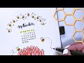 September 2020 Bullet Journal Plan With Me | 🐝 bee themed