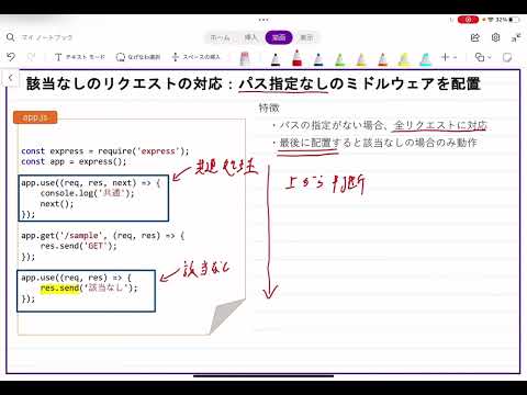 【手書きプログラミング】該当なしのリクエストの対応【Node.js-Express】