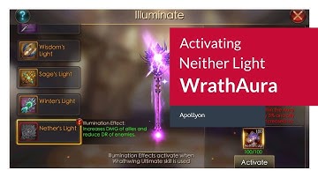 Legacy Of Discord -  Activating Neither Light Staff - Apollyon