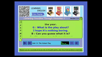 Luyện Nghe Tiếng Anh, LPTD1   Unit 13, Listening Practice Through Dictation 1   13