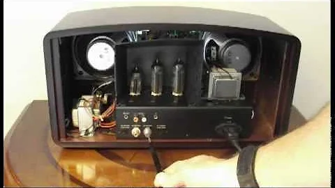 Tesslor R601S Vacuum Tube Radio
