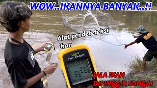 JALA IKAN PAKAI ALAT PENDETEKSI ENTHUL..!! KIRA KIRA DAPAT ENGGAK YA..