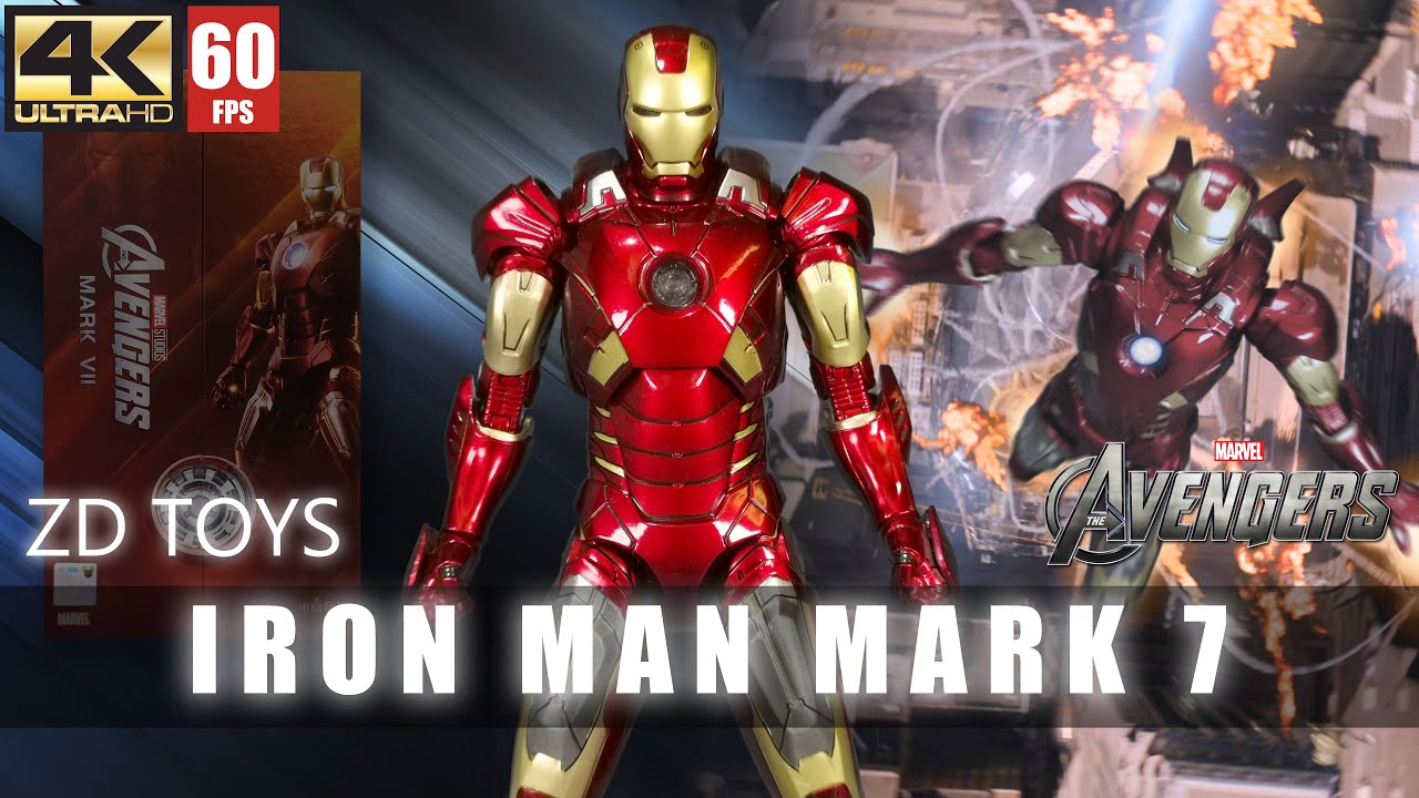 REVIEW : ZD Toys Iron Man Mark 7 MK7 | 中動中动Mark VII 鋼鐵俠钢铁
