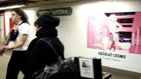 Michael Shulman at Union Square Station NYC