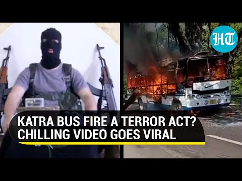 'Terror group' releases video to claim 'IED blast' caused Katra bus fire | Issues chilling threat